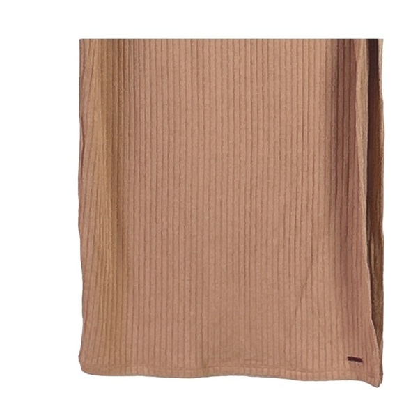 n:PHILANTHROPY Womens Rosarita Orange Ribbed Scoop Neck Midi Dress Size S NWT - Picture 6 of 8